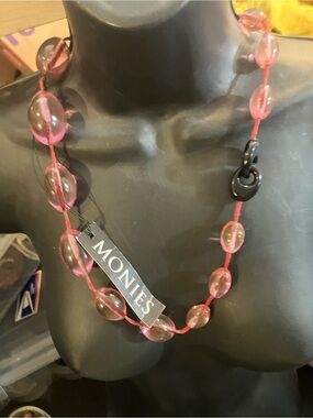 Vintage old stock gerda lynggaard  monies bib necklace
